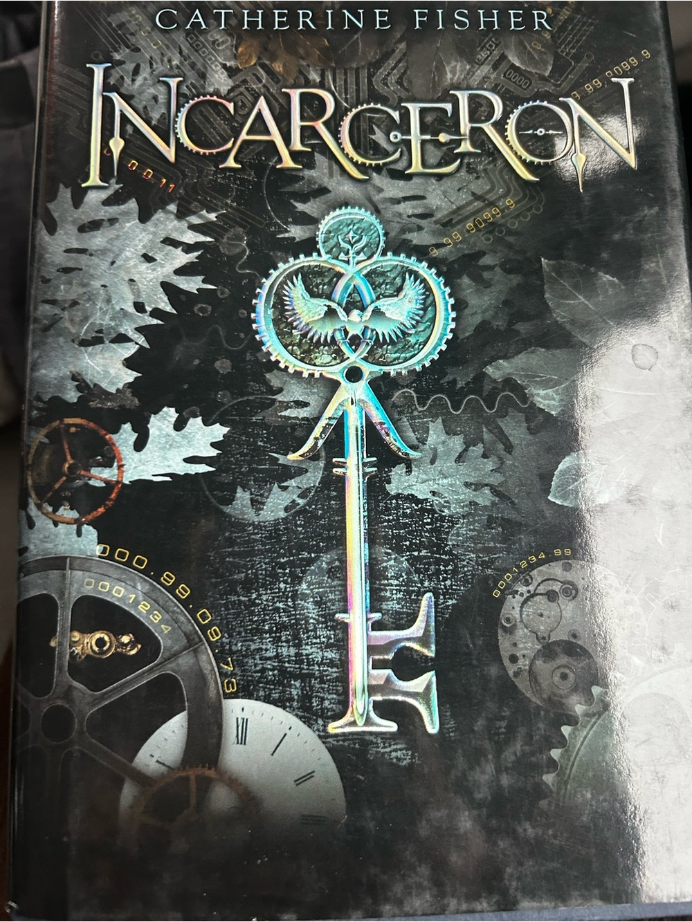 Incarceron Hardcover Book by Catherine Fisher - Iridescent Key Cover